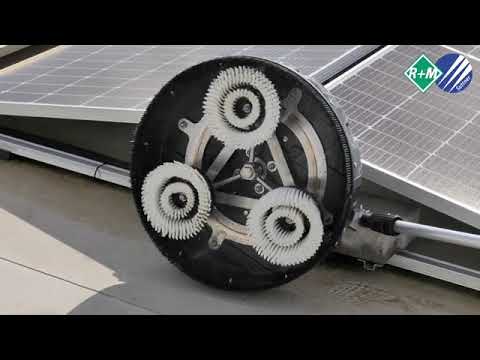 Video Perie Rotativa Profesionala pentru Curatare Panouri Fotovoltaice si Solare