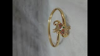 Awesome Cute Gold With Imitation Stone Rings Colle
