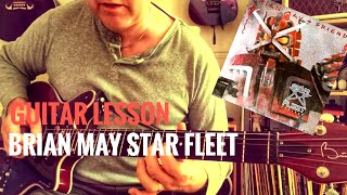 Brian May Star Fleet Intro Verse Chorus Lesson (Guitar Tab) Queen Guitarist &amp; Eddie Van Halen
