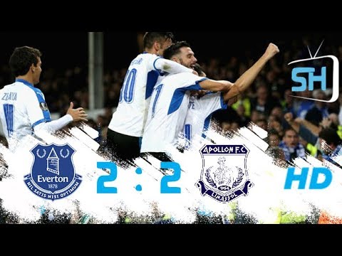 Everton vs Apollon 2-2 All Goals and Highlights Europa League September 28 ,2017