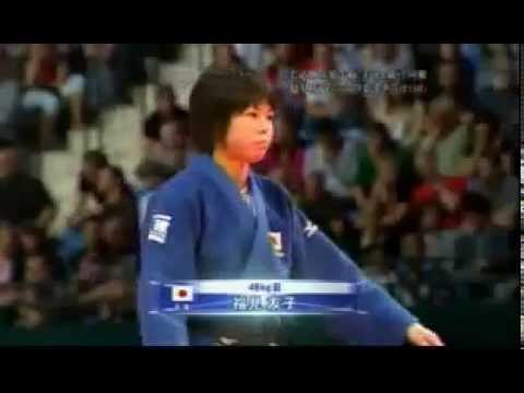 JUDO 2009 World Championships: Tomoko Fukumi 福見 友子 (JPN) - Leandra Freitas (POR)