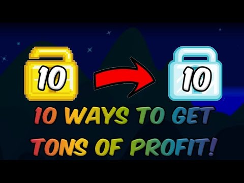 10 WAYS TO GET TONS OF PROFIT + #1 WHATS IN THE BOX  | Growtopia How To Get Rich 2019