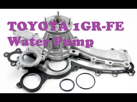 Toyota 1GR-FE water pump replacement, Toyota FJ 4runner, Tacoma, Tundra