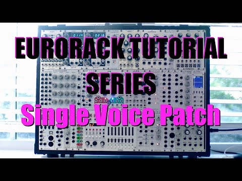 02 Berklee EPD Eurorack System - Single Oscillator Patch