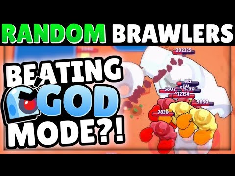 Trying to beat GOD MODE with RANDOM Brawlers! | WAY harder than we thought! | Feat. Lex & OJ