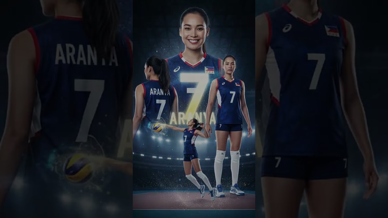 Professional Volleyball Poster by Gemini ✨  #gemini #shorts #girls #volleyball #ai #trending