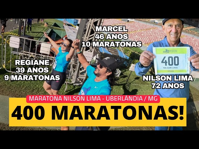 INCRÍVEL! 72 anos e 400 Maratonas