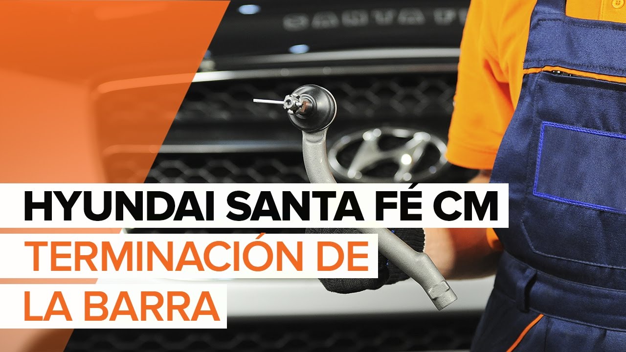 Cómo cambiar: rótula de dirección - Hyundai Santa Fe CM | Guía de sustitución