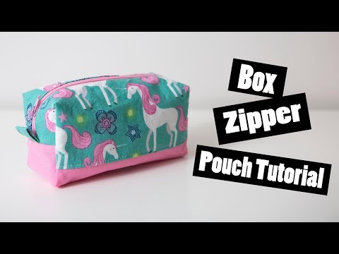Box pouch tutorial - WITH NO RAW EDGES!!