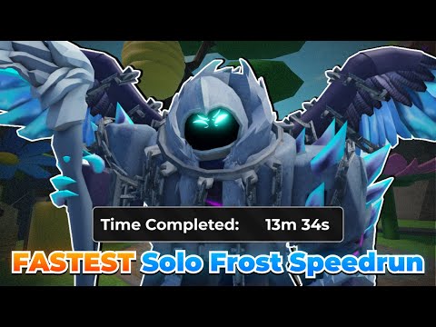 [13:34] Solo FROST MODE Speedrun In 13 Minutes | TDS