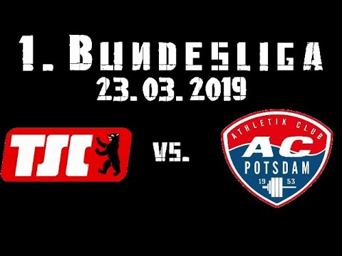 TSC Berlin gegen AC Potsdam 1. Bundesliga Gewichtheben 23.03.2019