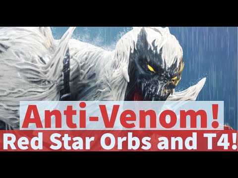 Anti-Venom Symbiote! Red Star Orbs Opening and T4 Guide! Marvel Strike Force - Free to Play