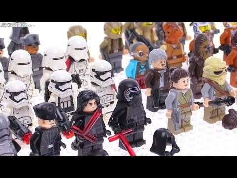 All LEGO Star Wars Force Awakens Minifigs Jan. 2016 update!