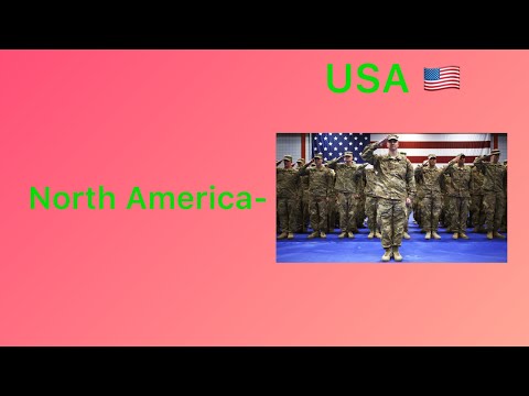 Strongest country in each continent