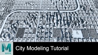 Modeling a Simple City in Maya