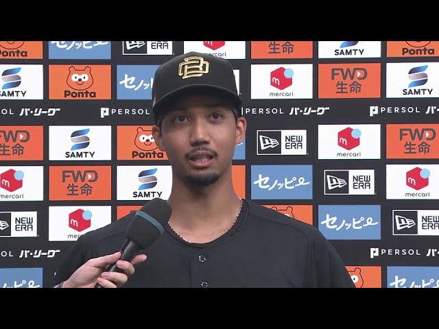 バファローズ・宗佑磨選手ヒーローインタビュー 8月7日 オリックス・バファローズ 対 埼玉西武ライオンズ