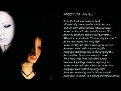 JOLLY ROX - Sorry eyes  [Lyrics]