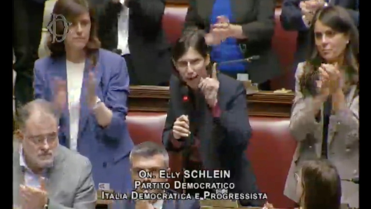 ELLY SCHLEIN: "SOLIDARIETÀ A GIORGIA MELONI, ATTACCO DI TRUMP GRAVISSIMO,CONDANNA UNANIME DALL'AULA"