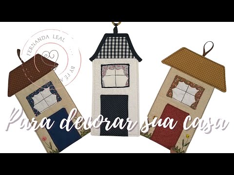 PARA DECORAR SUA CASA - CASINHA PANÔ DE PORTA ou KIT APAGÃO ::: Fernanda Leal - By Fê Atelier