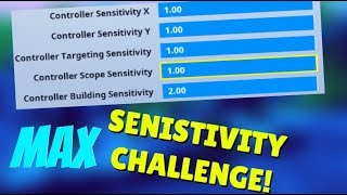 fortnite console maximum sensitivity challenge emotional - faze swan fortnite settings
