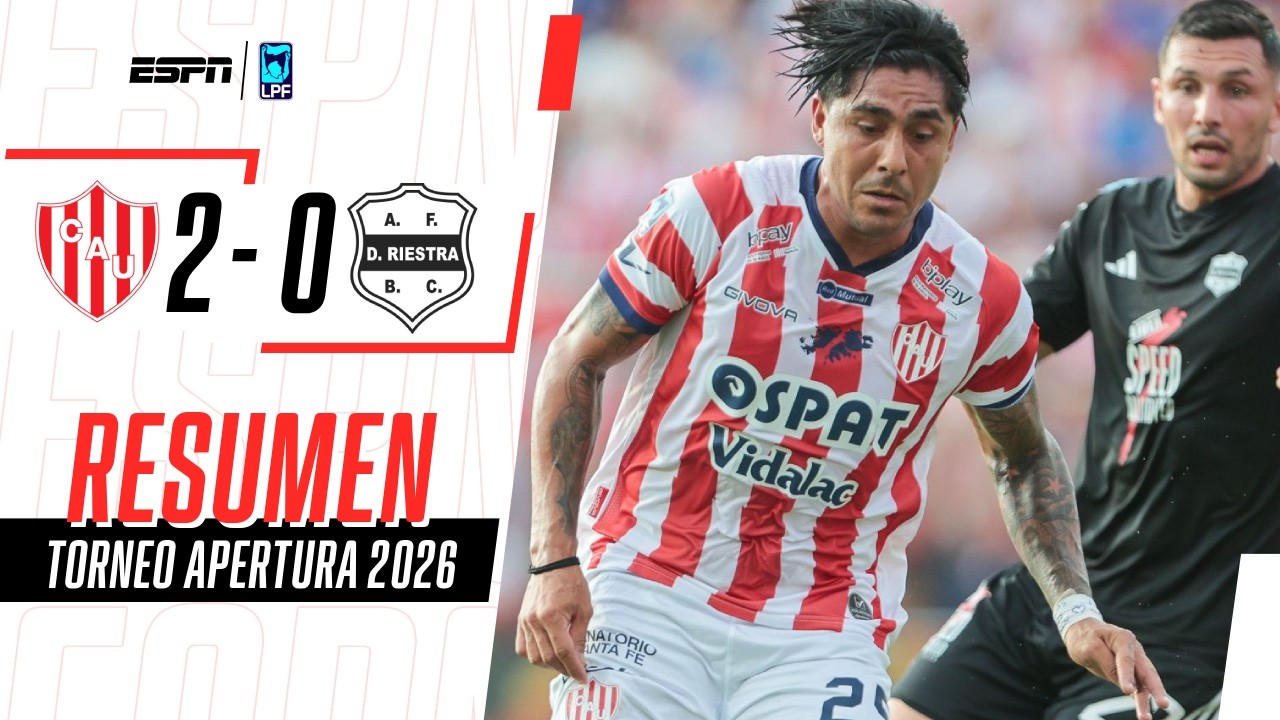 ARCE SE EQUIVOCÓ Y TARRAGONA LIQUIDÓ EL PARTIDO PARA EL TATENGUE | Unión 2-0 Riestra | RESUMEN