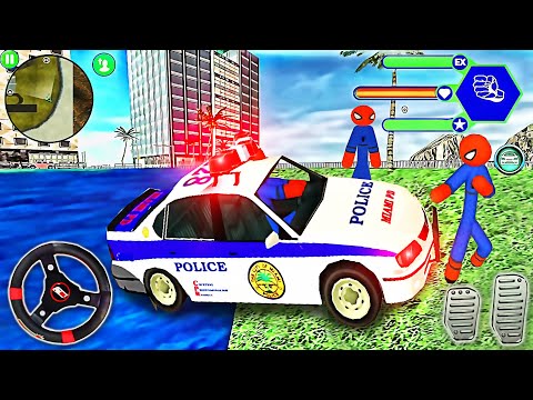 Policeman Detective Stickman - US Police Car Driving Racing Simulator - Best Android Gameplay #2