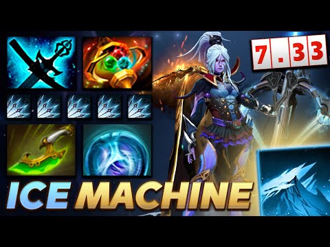 [7.33] Drow Ranger Immortal Ice Machine - Dota 2 Pro Gameplay [Watch & Learn]