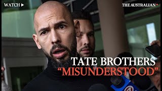 Human Trafficking suspects Andrew Tate and brother Tristan arrive in the US