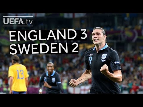 ENGLAND secure first ever competitive win over SWEDEN at EURO 2012