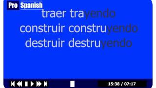 Learn Spanish - Tenses Course Lesson 19 - present continuous - I