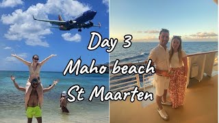 Maho Beach Plane Spotting in St Maarten ✈️ | Jewel of the Seas, Royal Caribbean - Shore Excursion