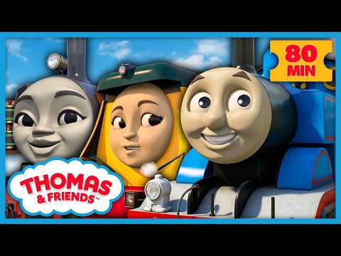 Meet Thomas and His Friends That Make a Really Useful Crew! | Thomas & Friends | 80 Minutes! - Kids TV Series, Kingdom Kids Zone - Thomas & Friends