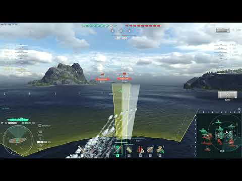 World of Warships ヤマギリ駆逐艦(Yamagiri)　Super Destroyer