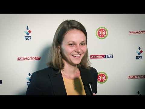 2019 Women's Candidates. Round 5. Interview with Anna Muzychuk.