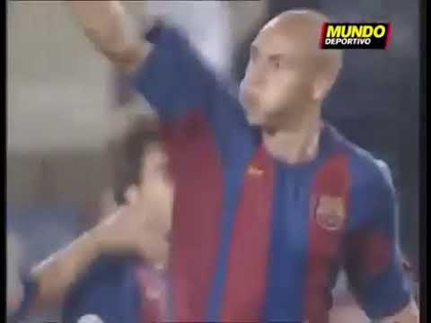Henrik Larsson (Barcelona) - 11/09/2004 - Barcelona 2x0 Sevilla - 1 gol