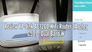 Review TP-Link AC1200 WiFi Router (Archer C50) - Dual Band Wireless Internet Router, 4 x 10/100 Mbps