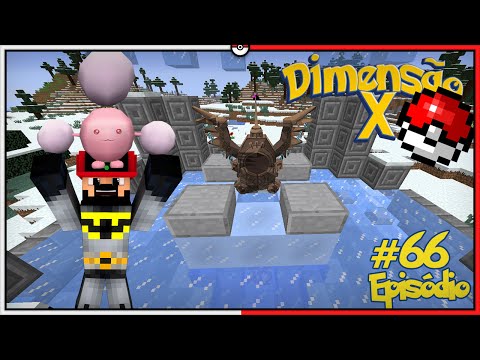 Minecraft DIMENSÃO X #66 - NOSSO JUMPLUFF SHINY ENCONTROU TEMPLO DO ARTICUNO [Pixelmon]