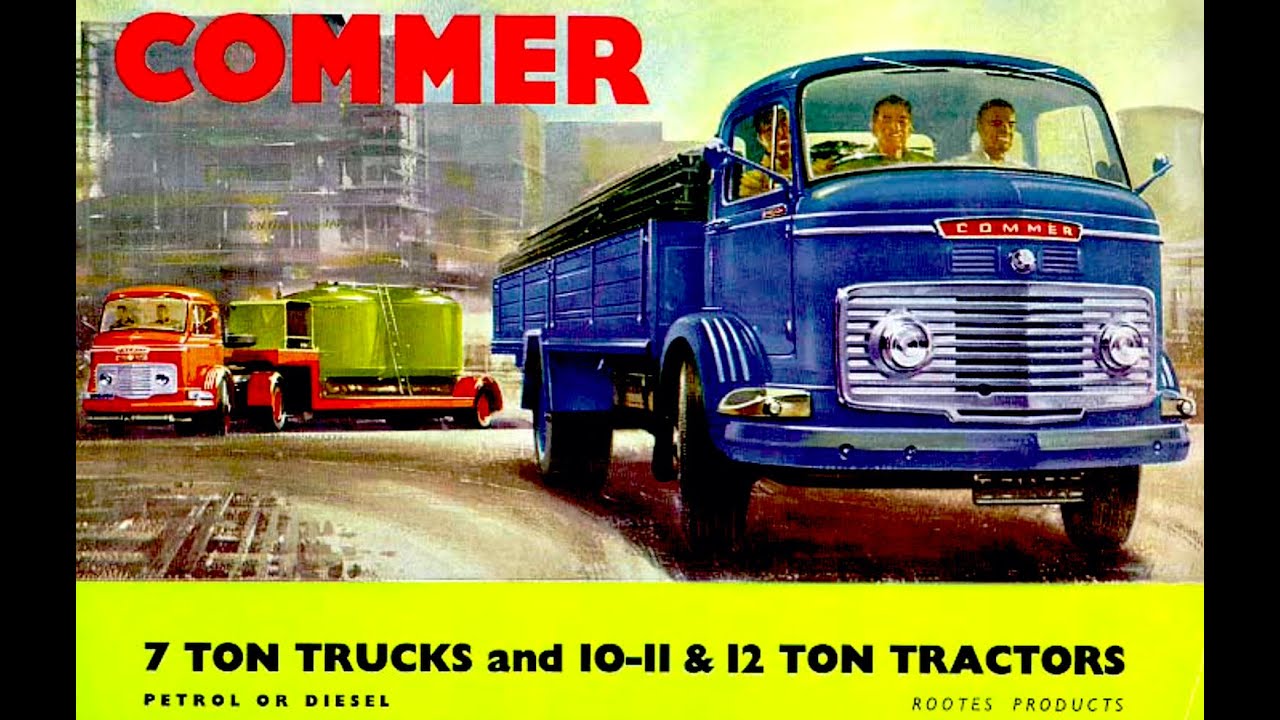 A man and his 1953 Commer Truck