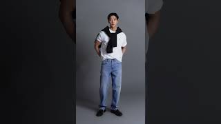 Zoom in on the details. Rowoon styles #calvinklein denim in three ways.