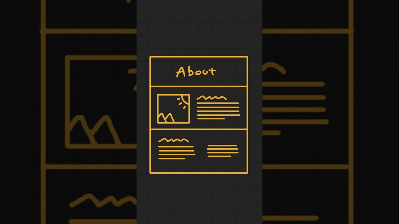 How to turn walls of text into great layouts (Web Design) #shorts