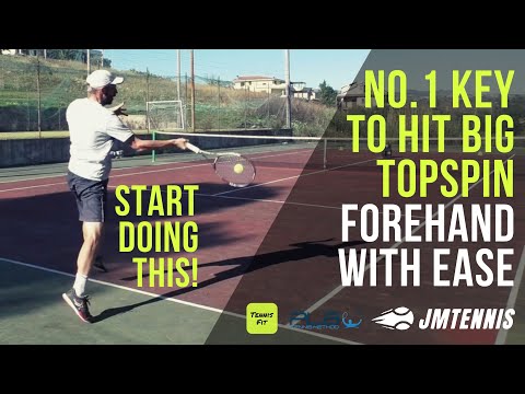 No.1 Key to Hit Massive Topspin Forehand with Ease I JM Tennis - Online Tennis Training Programs