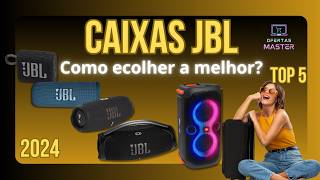 QUAL A MELHOR CAIXA JBL  COMO ESCOLHER CAIXA JBL  TOP 5 CAIXAS JBL