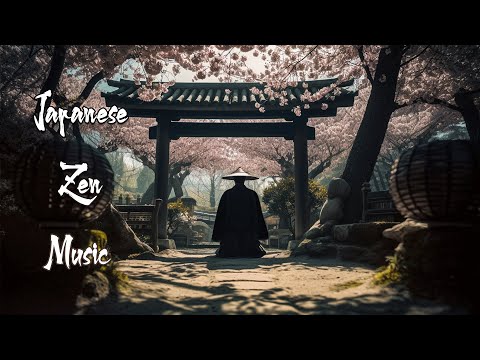 Zen in the Cherry Blossom Garden - Japanese Zen Music - Japanese Flute Music For Meditation