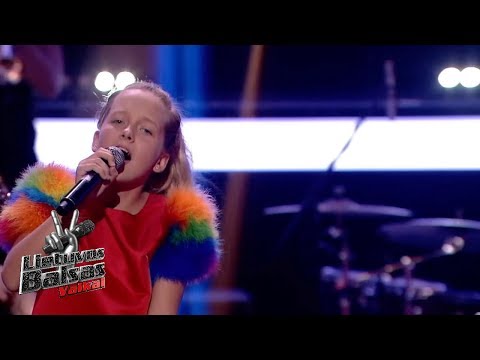 Gerda Tovilavičiūtė - Don't you worry about a thing | Semifinal | The Voice Kids Lithuania S01