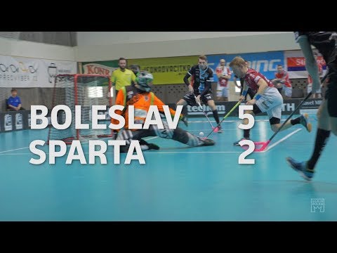 1. SEMIFINÁLE TIPSPORT SUPERLIGY: Technology Florbal MB vs. ACEMA Sparta Praha 5:2