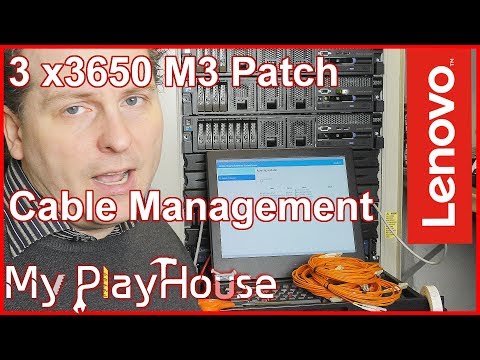 Updating 3 Lenovo Servers and Organizing Cables - 654
