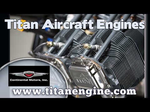 Titan Engine, Titan Aircraft Engine, 180 HP Titan engine for light sport & experimental aircraft.