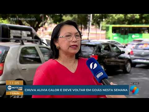 Chuva alivia calor e deve voltar a Goiás nesta semana