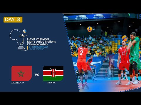 KENYA VS MOROCCO - DAY 3 CAVB Volleyball Men's Africa Nations Championship 09.09.2021