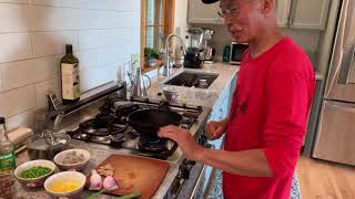 Easy Sichuan Shrimp Fried Rice